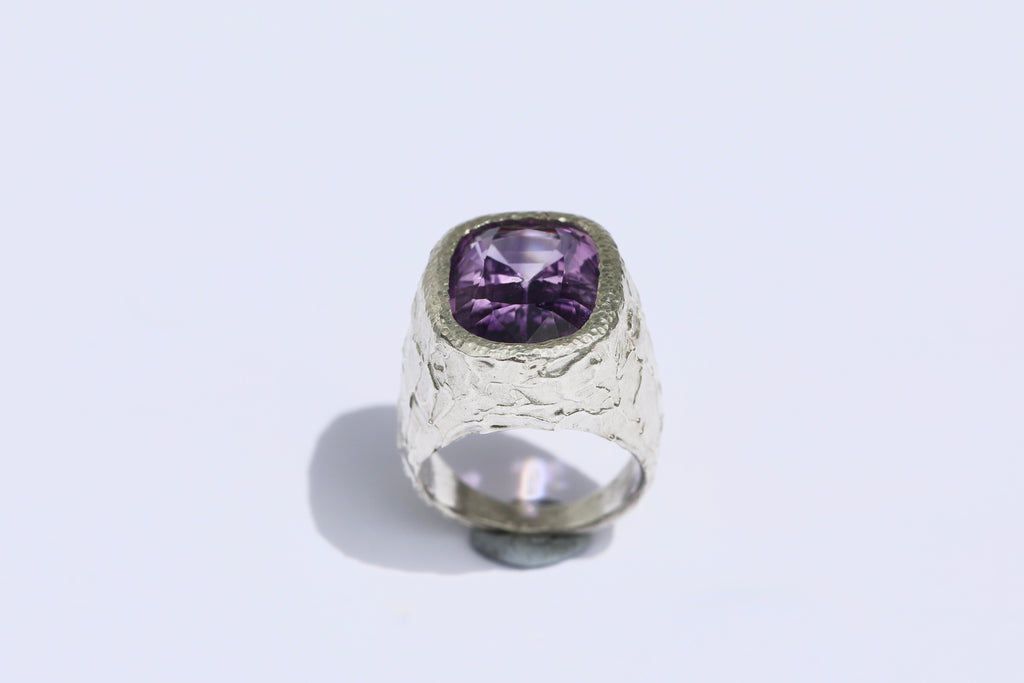 Amethyst Chunky Ring