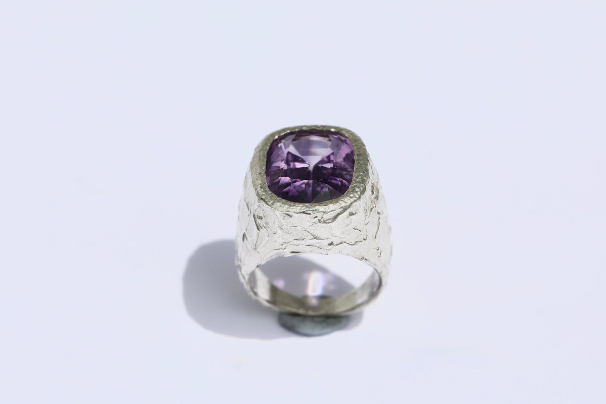 Amethyst Chunky Ring