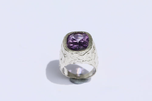 Amethyst Chunky Ring