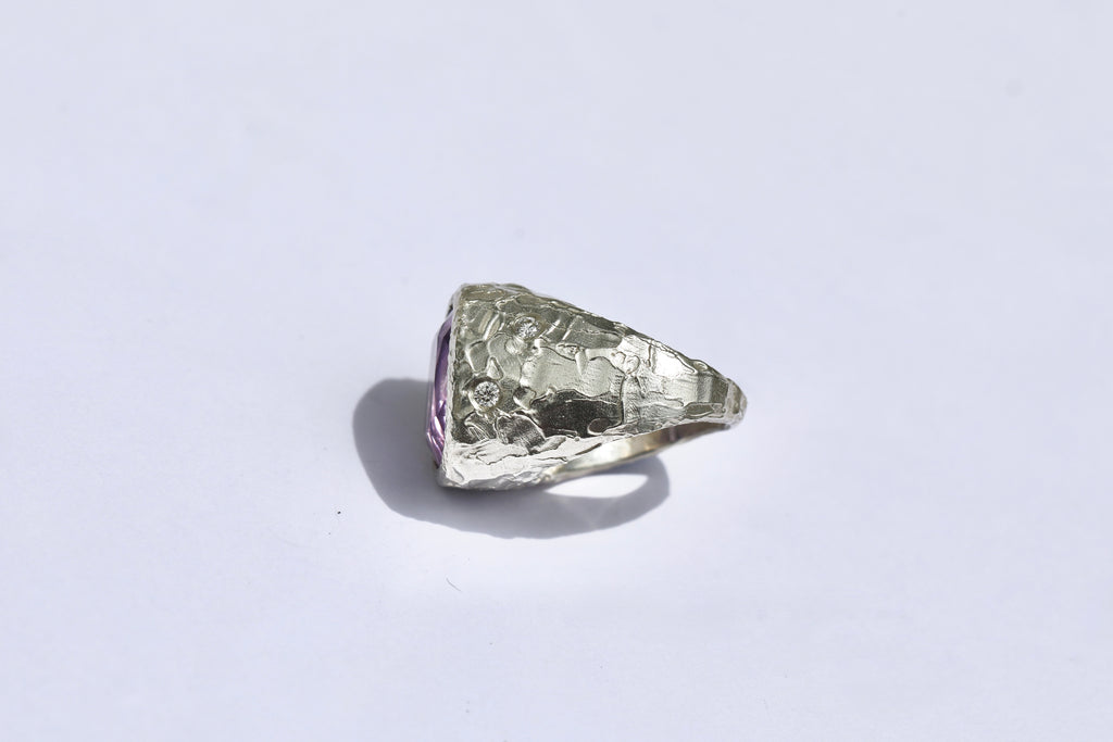 Amethyst Chunky Ring