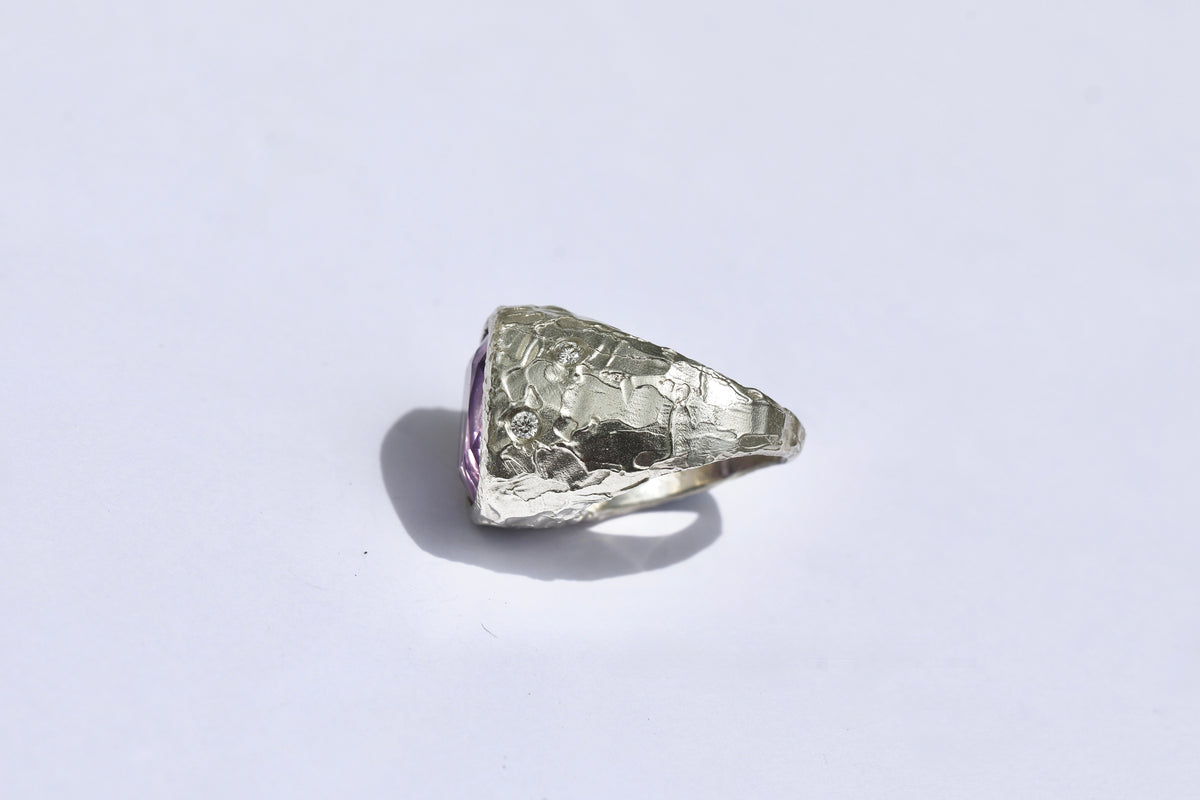 Amethyst Chunky Ring