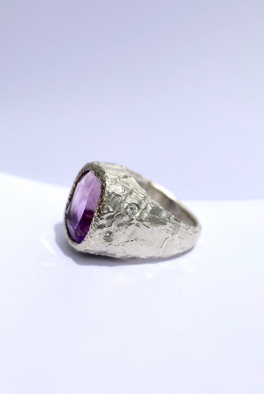 Amethyst Chunky Ring