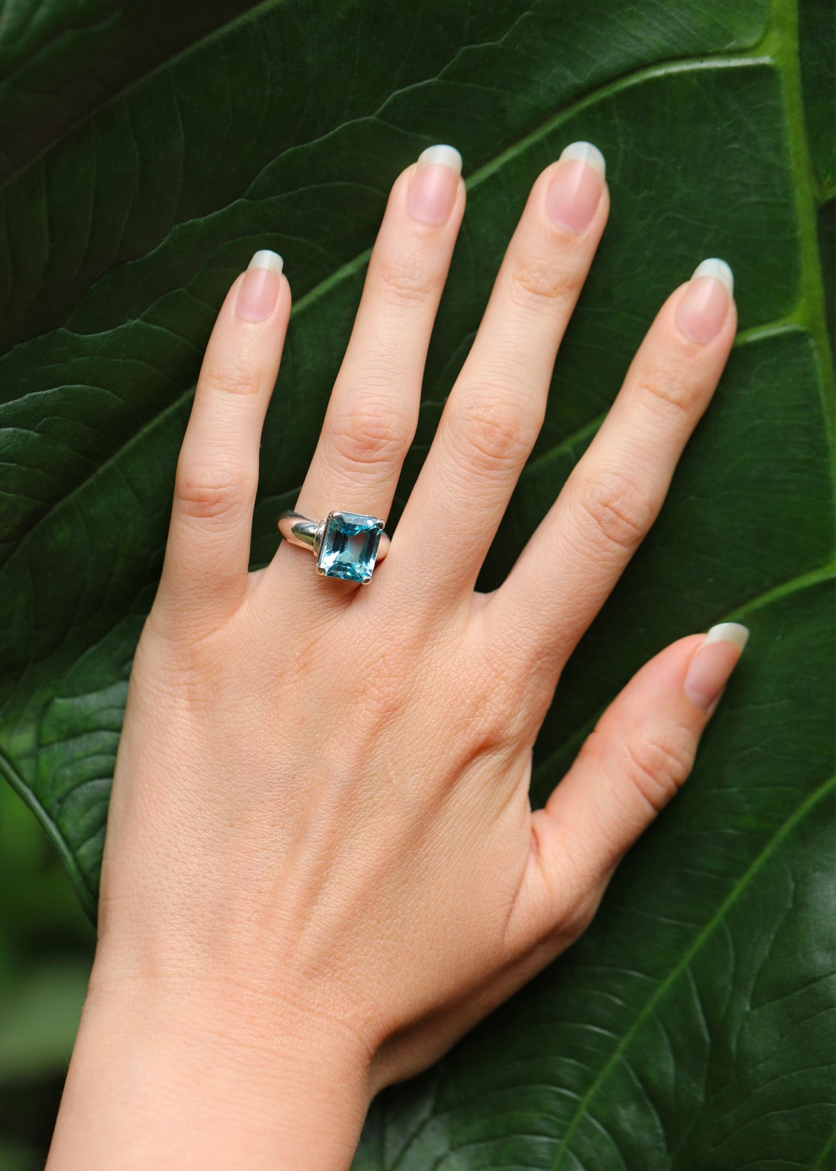 Blue Topaz Ring