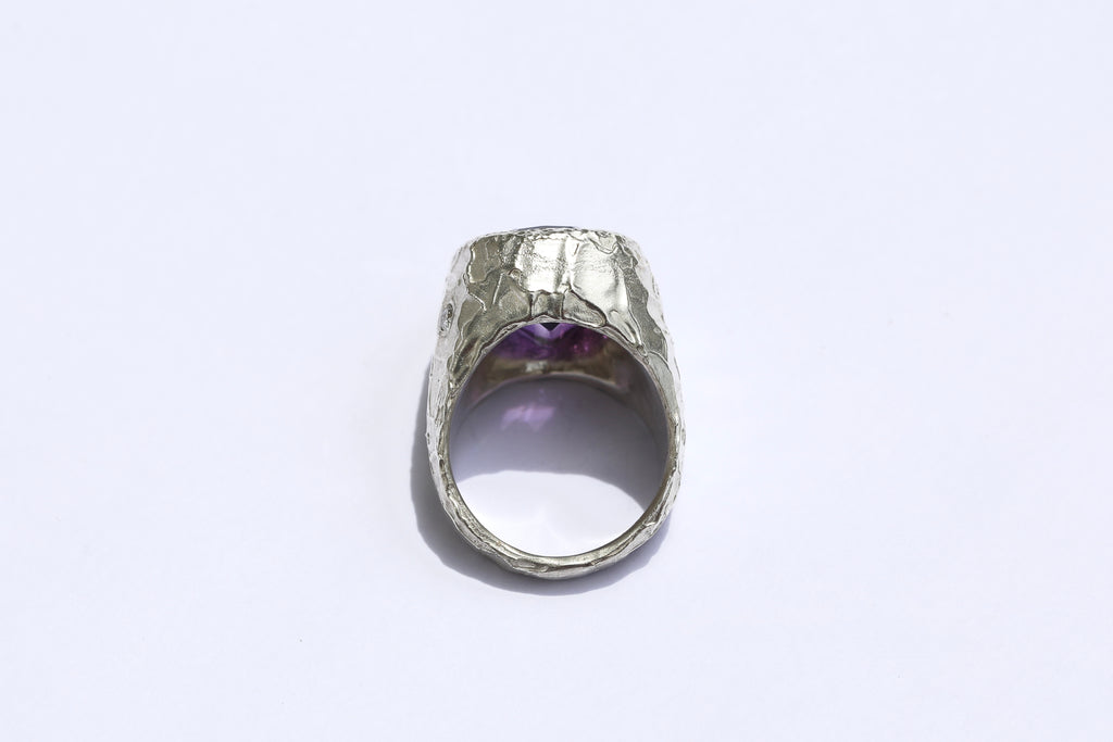 Amethyst Chunky Ring